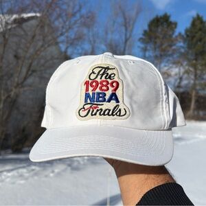 Vintage 1989 Detroit Pistons Lakers NBA Finals Sports Specialties Snapback Hat